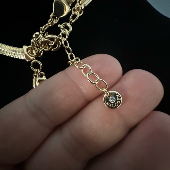 HALOGEN 3-in-1 Draped Snake Chain Necklace - Picture 6 of 8